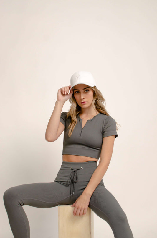 Kim Ribbed Top - Salt Society LLC